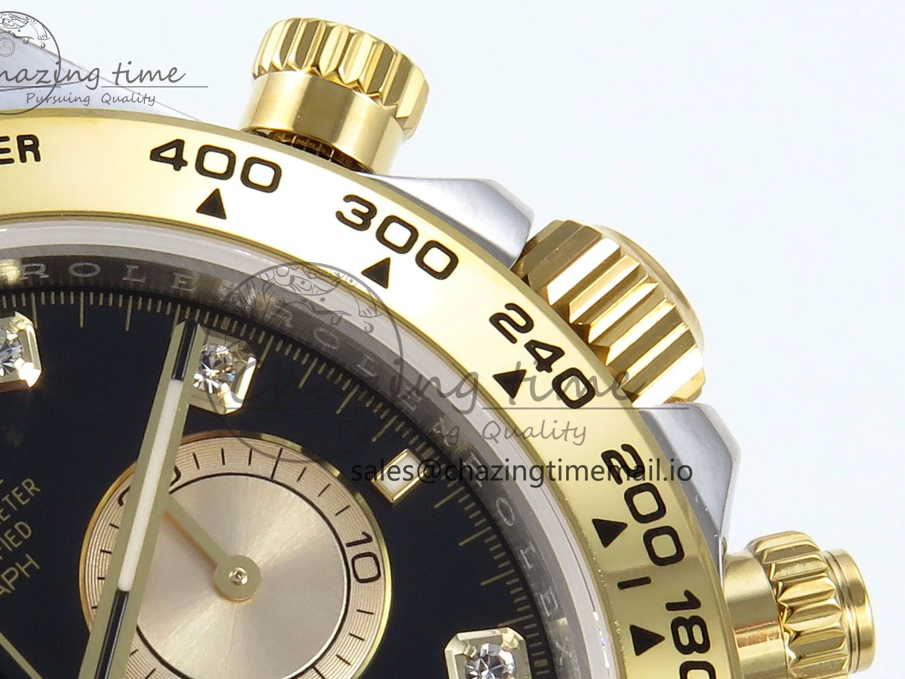 MiroTime 0128 Daytona 126503 QF 1:1 Best Edition Black YG Dial on SS YG Braclet SH4131 V Colorful 719